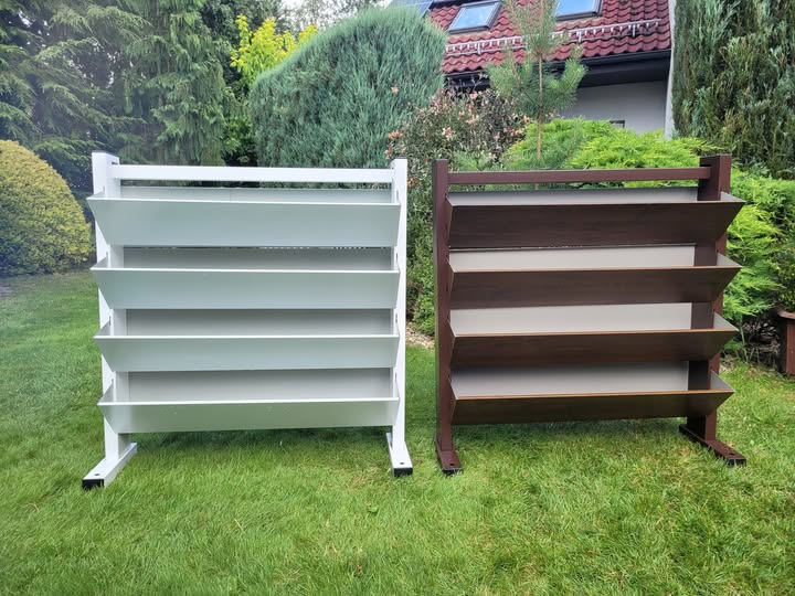 Donice BioGardino w kolorze białym i brązowym